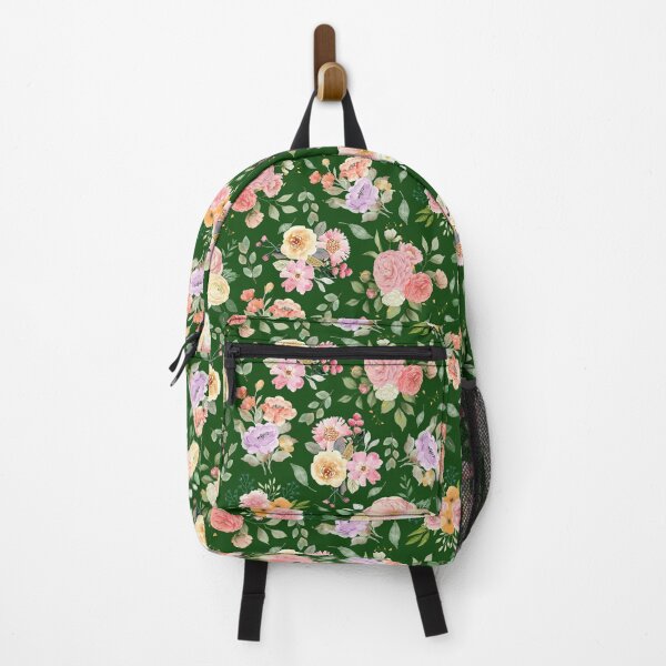 Item preview, Summer Boho Floral on Dark Green designed and sold by KSimpson838.