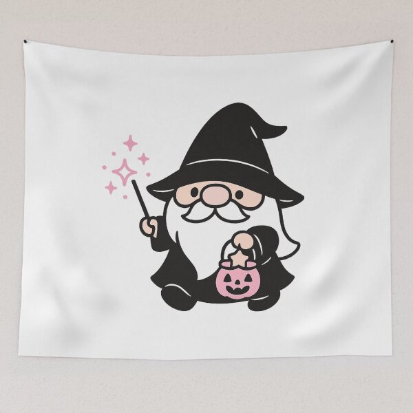 Item preview, Magic Witch Gnome T-Shirt – Casting Pink Sparkles designed and sold by PrintCreations9.