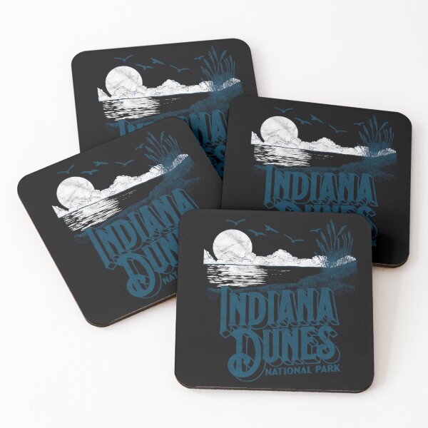 Item preview, Vintage Indiana Dunes National Park Retro 80's Minimalist designed and sold by Natilie.