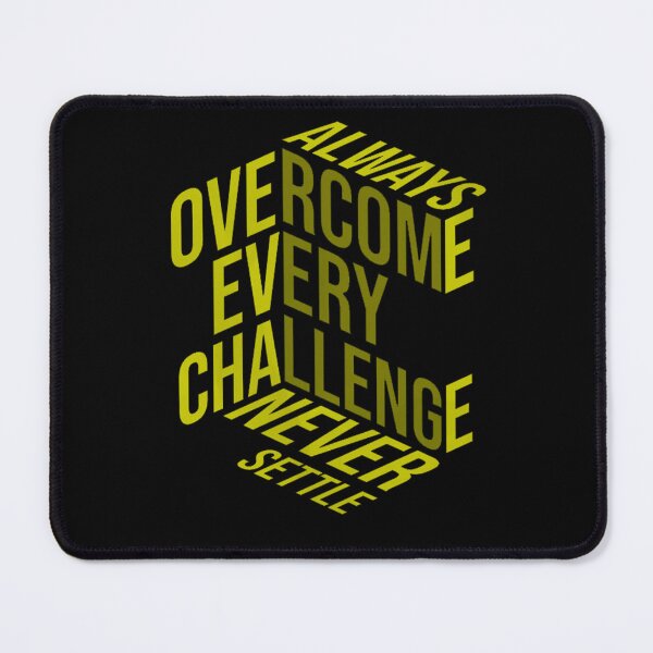 Item preview, Overcome Every Challenge – Motivational Quote designed and sold by Ascendly.