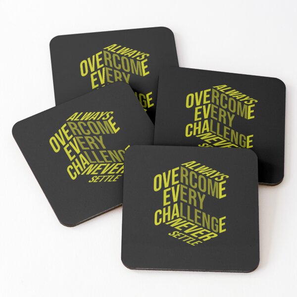 Item preview, Overcome Every Challenge – Motivational Quote designed and sold by rawr00.