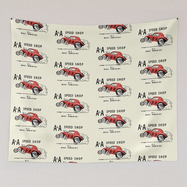 Item preview, A&A vintage speed shop  designed and sold by retropetrol.
