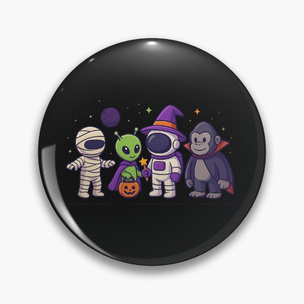 Item preview, Cosmic Halloween Parade designed and sold by HEERMANArt.