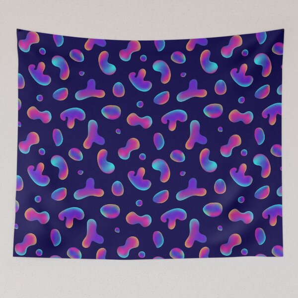 Item preview, Beautiful abstract colorful gradient bubbles of different shape designed and sold by LerialArt.