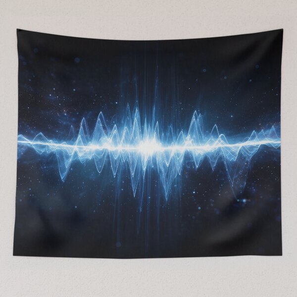 Item preview, Blue Noise Healing Frequency designed and sold by Cosmicly-Inked.