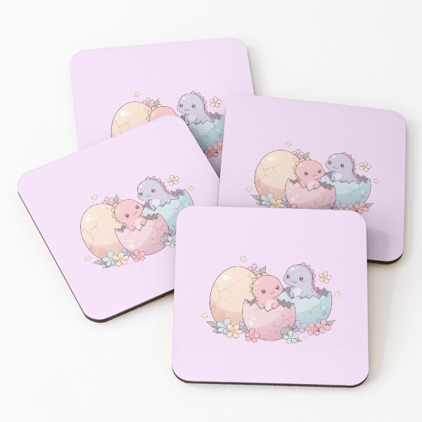 Item preview, Kawaii Pastel Dinosaur Eggs with Baby Dinos designed and sold by Itsheartshop.