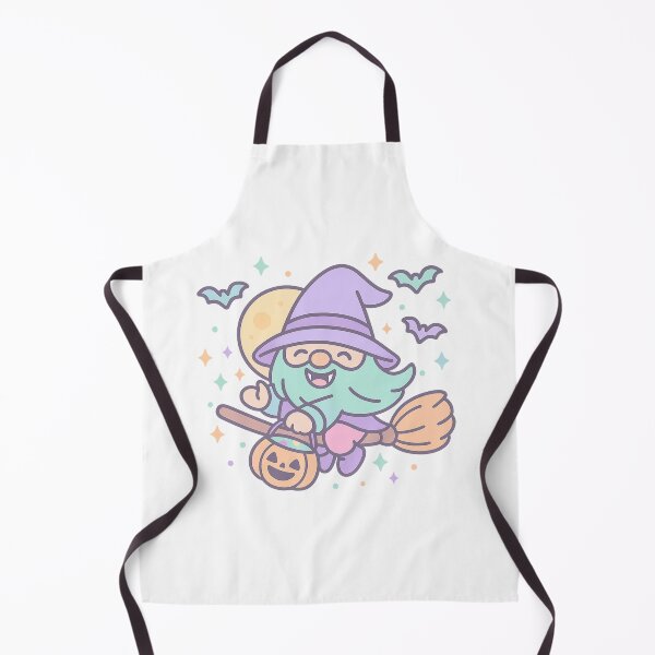 Item preview, Flying Witch Gnome T-Shirt – Broomstick, Full Moon & Sparkles designed and sold by PrintCreations9.