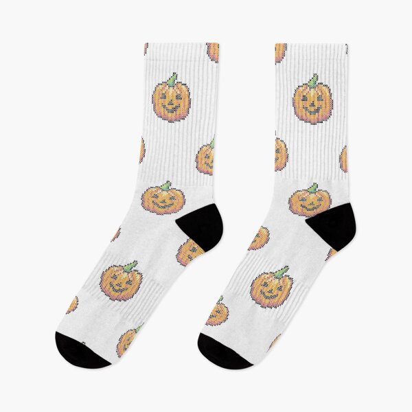 Item preview, Cute Pumpkin Cross Stitch Pattern for Happy Halloween | Decorative Stitch Style designed and sold by pinimgart.