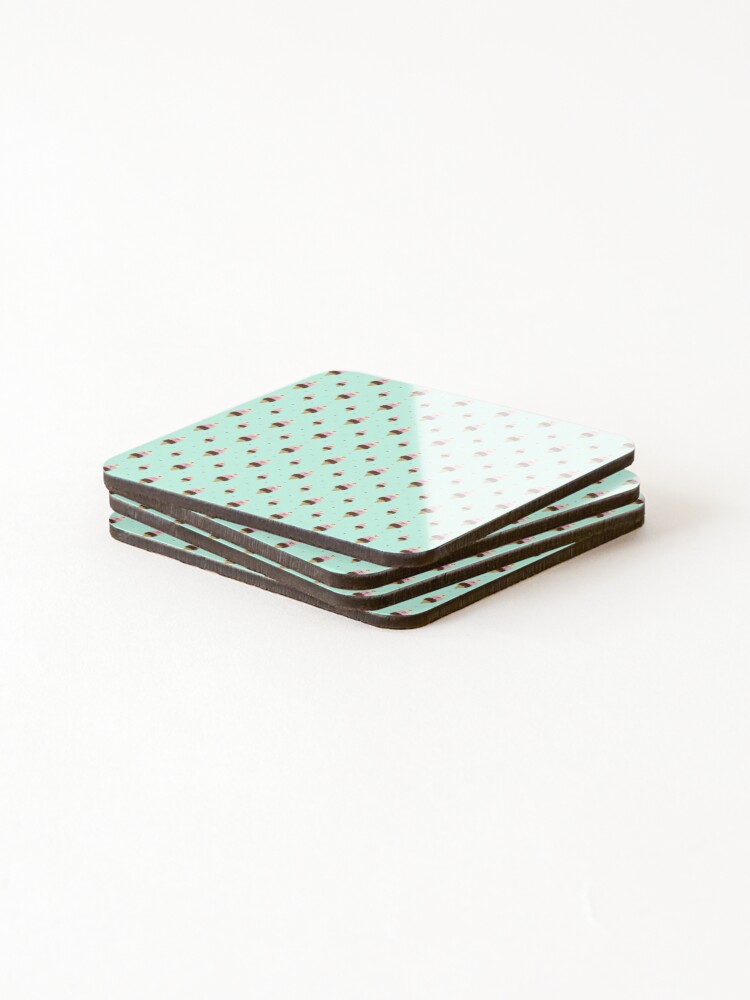 Thumbnail 4 of 5, Coasters (Set of 4), ISCREAM Pattern designed and sold by JMDesignHouse.