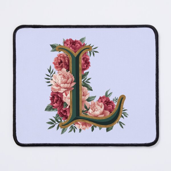 Item preview, Elegant Floral Monogram Letter L – Botanical Peony & Rose Initial Art | Personalized Gift, Feminine Nature Design designed and sold by AmenAlways.