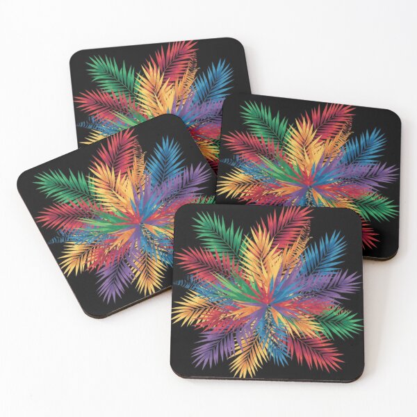 Item preview, Palmeras Arcoíris: Energía Tropical Colorida designed and sold by Studio Yvonne .