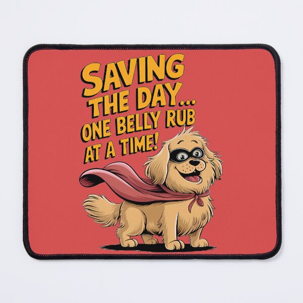 Item preview, Superhero Golden Retriever: Saving the Day with Belly Rubs! designed and sold by HilalaC.