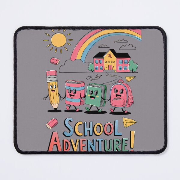 Item preview, School Adventure: Cute and Colorful Back-to-School Design designed and sold by HilalaC.