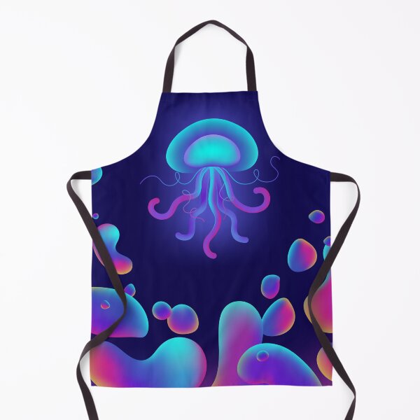 Item preview, Beautiful jellyfish with gradient bubbles of different shape designed and sold by LerialArt.