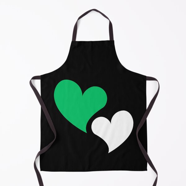 Item preview, My Heart Beats Green and White designed and sold by Melty Shirts.