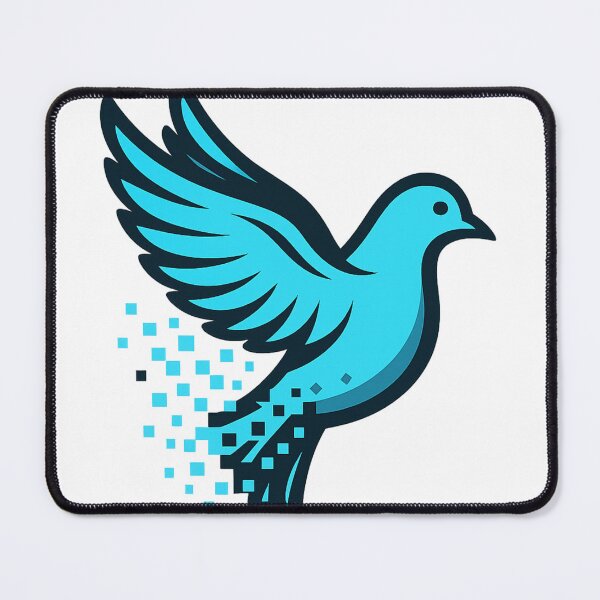 Item preview, Digital Freedom – Pixel Dove Tee designed and sold by PastimeMastery.