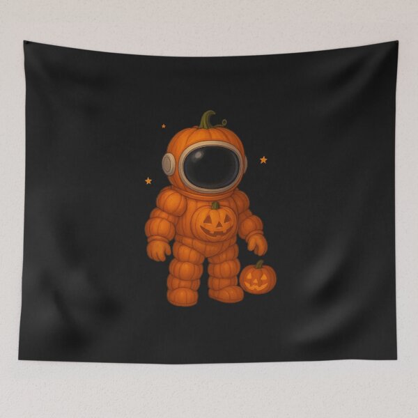 Item preview, Pumpkin Spacesuit designed and sold by HEERMANArt.