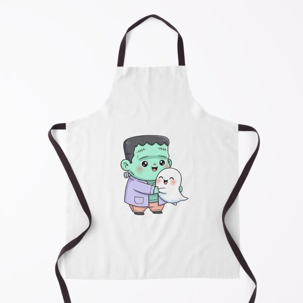 Item preview, Cute Kawaii Frankenstein and Ghost Best Friends designed and sold by istoriadesign.
