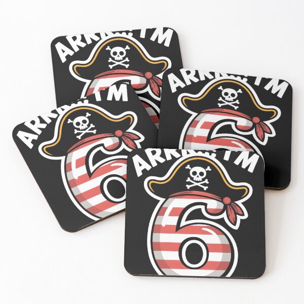Item preview, Arrr I'M 6 Cool Pirate Theme 6Th Birthday Party designed and sold by AnoukPruvost.