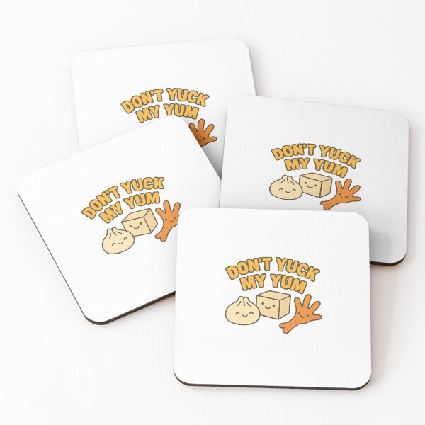 Item preview, Don’t Yuck My Yum – Cute Funny Food Sticker designed and sold by LOL Decals.
