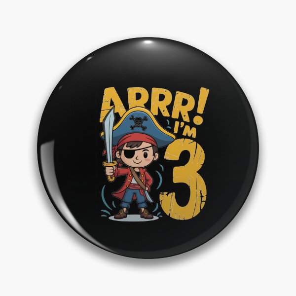 Artikelvorschau, 3. Geburtstag Piratengeburtstagsparty entworfen und verkauft von AnoukPruvost.