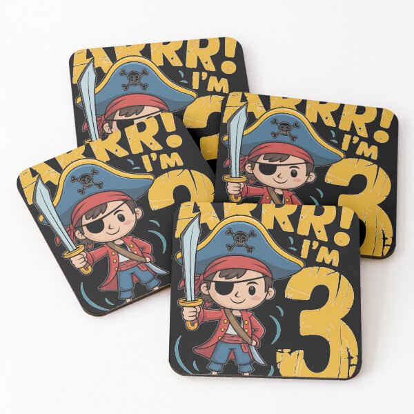Item preview, 3Rd Birthday Pirate Birthday Party designed and sold by AnoukPruvost.