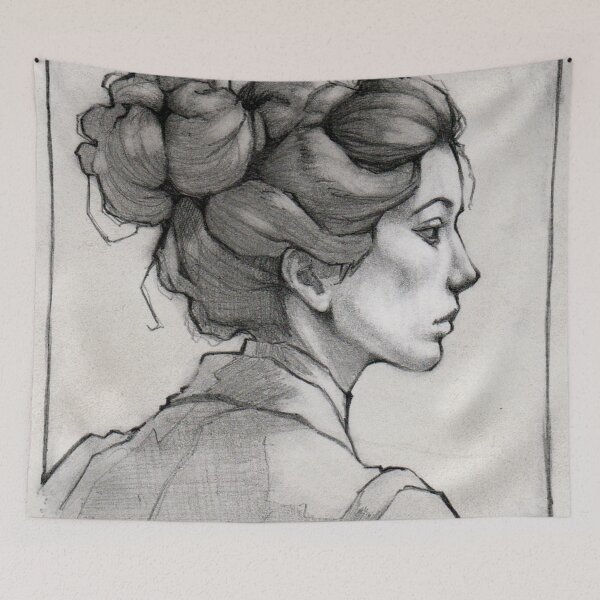 Item preview, Profile portrait designed and sold by EnaBianca.
