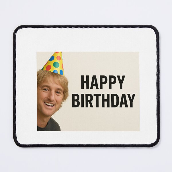 Item preview, Owen wilson birthday funny prank meme gift weird designed and sold by CheeseBlueprint.