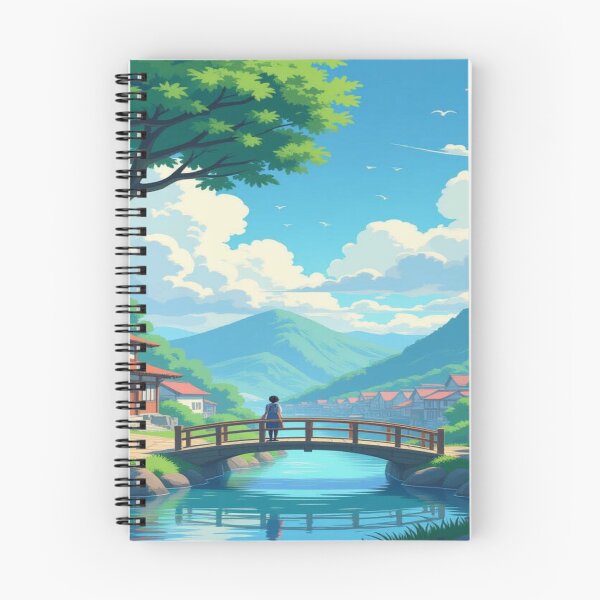 Item preview, Whispering Hills – peaceful village idyll meets digital painting & modern wall art designed and sold by FotoworldEdel.