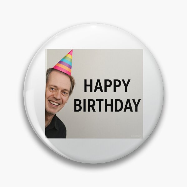 Item preview, Steve buscemi birthday funny prank meme gift weird designed and sold by CheeseBlueprint.