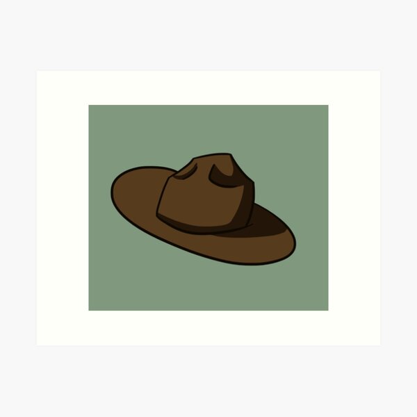 A Strange Hat Art Print