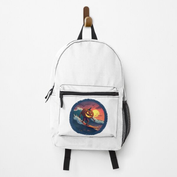 Item preview, Halloween Pumpkin Surfing Art - Spooky Surf Skate Pumpkin designed and sold by sharifex.