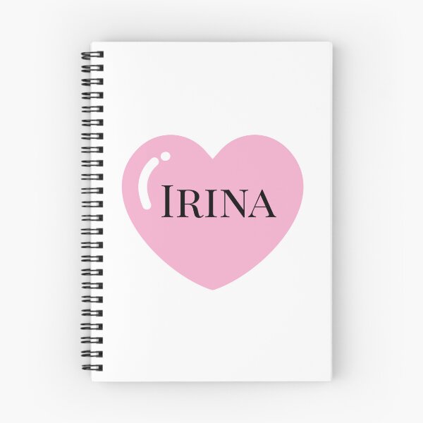 Item preview, Irina name with Pink Heart  designed and sold by Artbymonika.