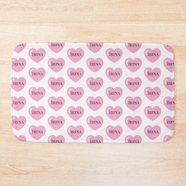 Item preview, Irina name with Pink Heart  designed and sold by Monika Howarth.