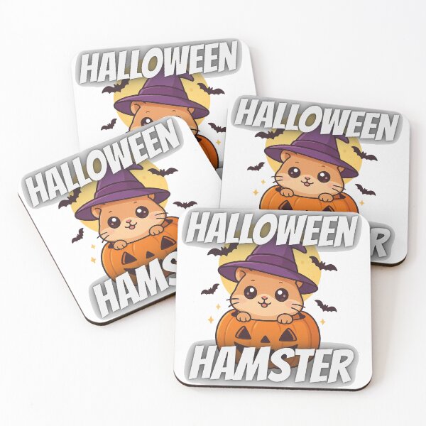 Item preview, Cute Halloween Hamster in Pumpkin designed and sold by  Moodmelt Studio .