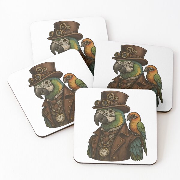 Item preview, Steampunk Gentleman Parrot designed and sold by Veltrix-Studios.