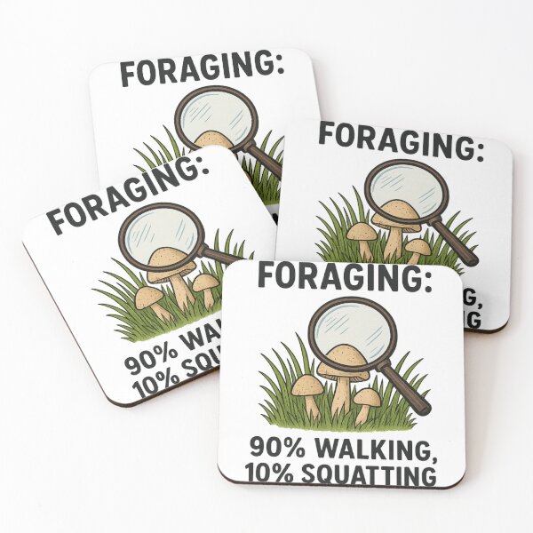 Item preview, Foraging: 90% walking 10% squatting Mushroom Foraging designed and sold by Stange-T-shirts.
