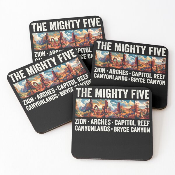 Item preview, Vintage Moab Utah Souvenir Big 5 Mighty Five National Park designed and sold by Natilie.