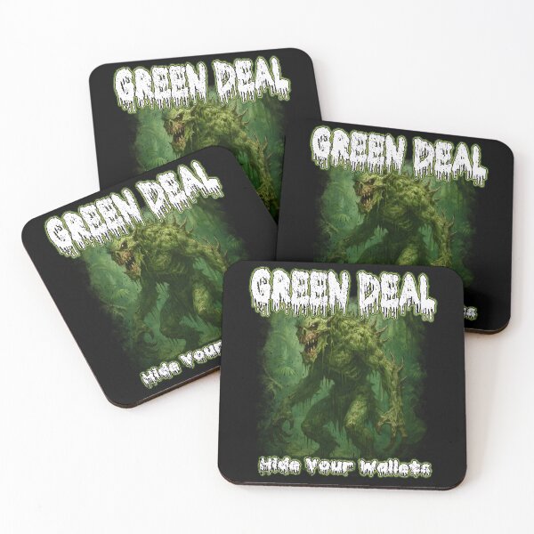 Item preview, GREEN DEAL HIDE YOUR WALLETS funny green scam expensive for tax payers at this form  designed and sold by Jt41.