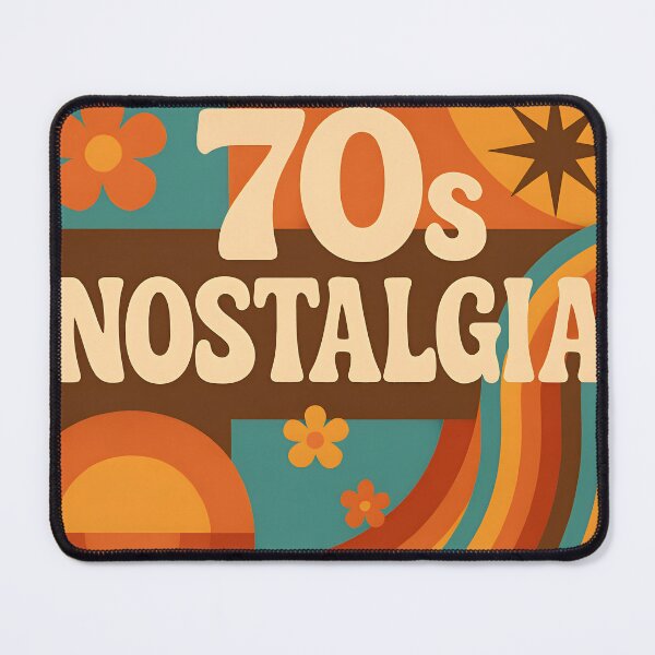 Item preview, 70s Nostalgia Art | Retro Digital Download | Vintage 1970s Design | Stylish 70s Elements designed and sold by PandaTShirtShop.