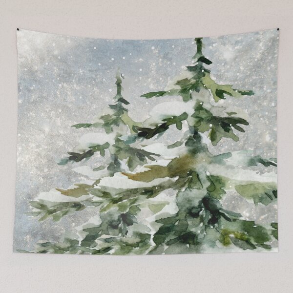 Item preview, Snow Trees designed and sold by CollageFingers.