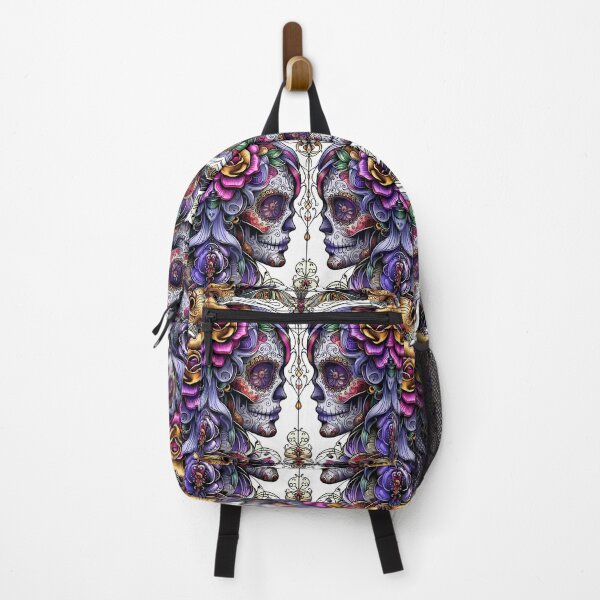 Item preview, Catrina Sugar Skull - Vibrant Day of the Dead Art designed and sold by Ojo de Lilith.