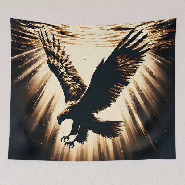 Item preview, Charcoal Eagle Underwater, Ai Generated Art  designed and sold by ACC .