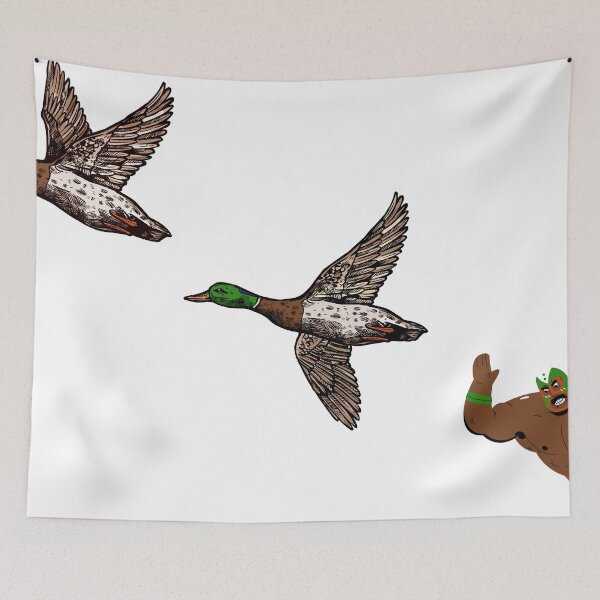Item preview, High Flyer - Duck Luchador designed and sold by Melty Shirts.