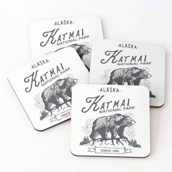 Item preview, Vintage Katmai National Park Retro Bear Alaska designed and sold by Natilie.