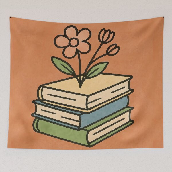 Item preview, Floral Books  designed and sold by GraphicsClub.