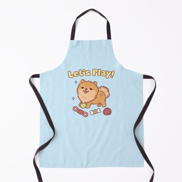 Item preview, Cute Pomeranian Pup With Toys Lets Play Funny designed and sold by rustydoodle.
