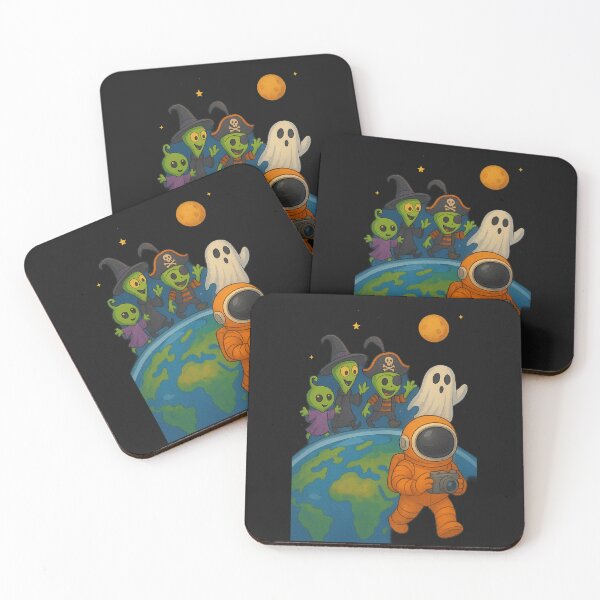 Item preview, Cosmic Halloween Parade designed and sold by HEERMANArt.