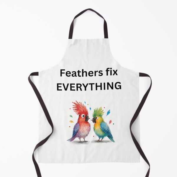 Item preview, Feathers fix EVERYTHING designed and sold by BudgieVibes.