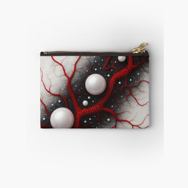 Item preview, Crimson Veins and Pearls designed and sold by Kaleidoscope Print.